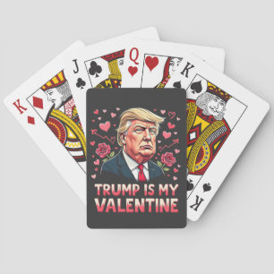 Jeu De Cartes Trump est ma Saint-Valentin Maga pour l'investitur