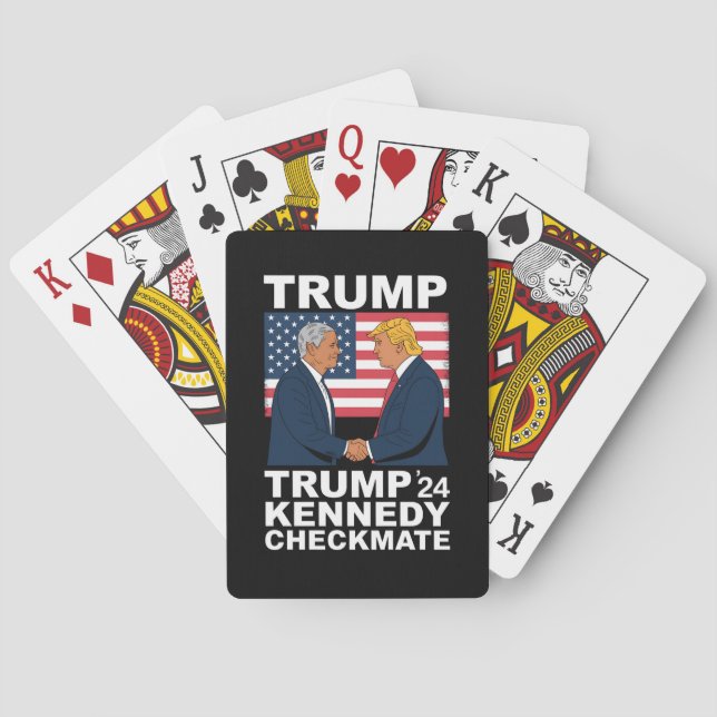 Jeu De Cartes Trump Kennedy Checkmate 2024 Vote Trump Kennedy (dos)