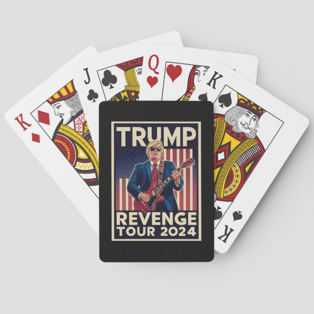 Jeu De Cartes Trump Revenge Tour 2024 Élections politiques 2024 (dos)