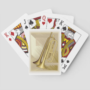 Jeu De Cartes Trumpets d'or Musique Bicycle® Play