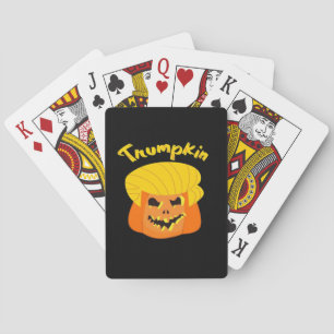 Jeu De Cartes Trumpkin Citrouille Halloween Design - Retro Sloga