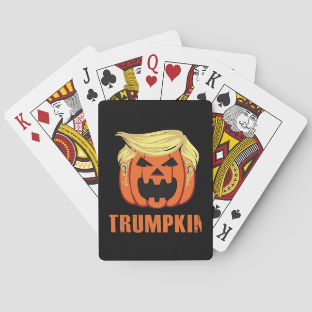 Jeu De Cartes Trumpkin fait Halloween (dos)