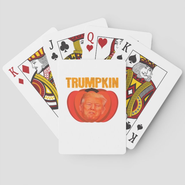 Jeu De Cartes Trumpkin Halloween Jack-o'-lantern Graphic Funny (dos)