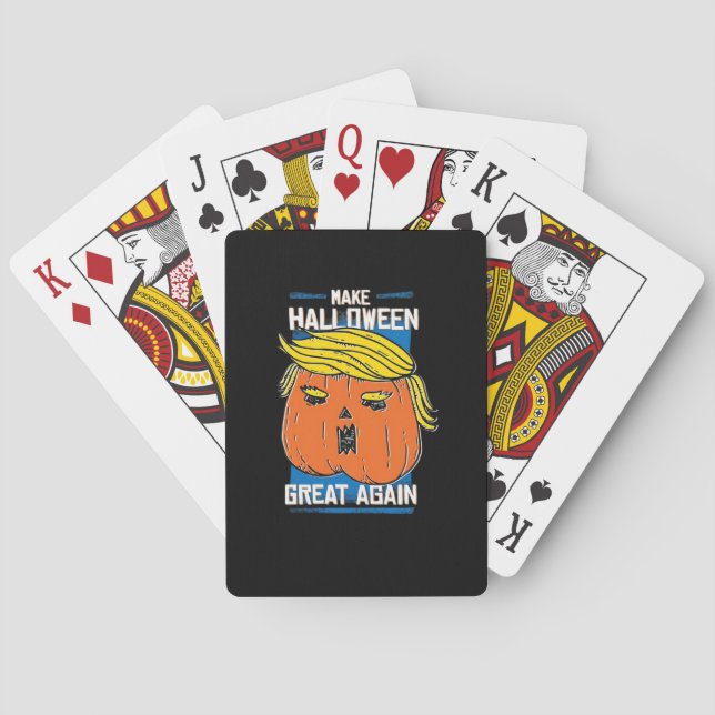 Jeu De Cartes Trumpkin Make Halloween Great Again (dos)