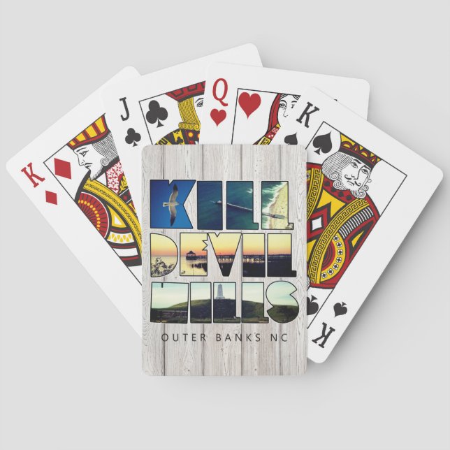 Jeu De Cartes Tuer Devil Hills - Outer Banks NC (dos)