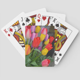 Jeu De Cartes Tulipes à ressort colorées