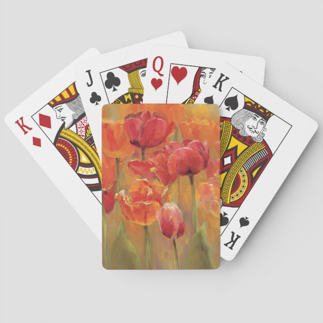 Jeu De Cartes Tulipes au milieu (dos)