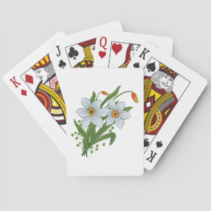 Jeu De Cartes Tulipes et jonquilles Fleurs