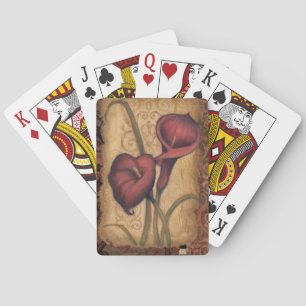 Jeu De Cartes Tulipes rouges II