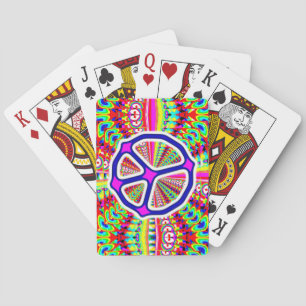 Jeu De Cartes Tunnel du temps des signes de paix Mandala