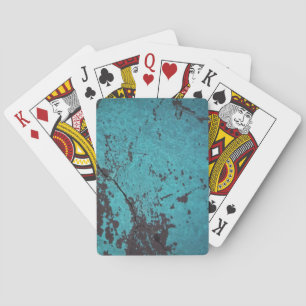 Jeu De Cartes Turquoise bleu rouillé