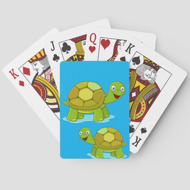 Jeu De Cartes Turtle Jeu de carte Deck (dos)
