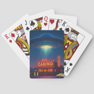 Jeu De Cartes UFO Over Casino Playing Cards