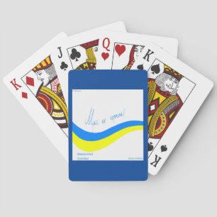 Jeu De Cartes Ukraine Géant Avion & Les Rêves Ne Meurent Logo