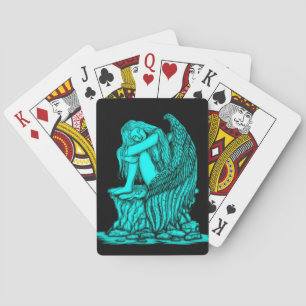 Jeu De Cartes Un ange endormi sur la pierre
