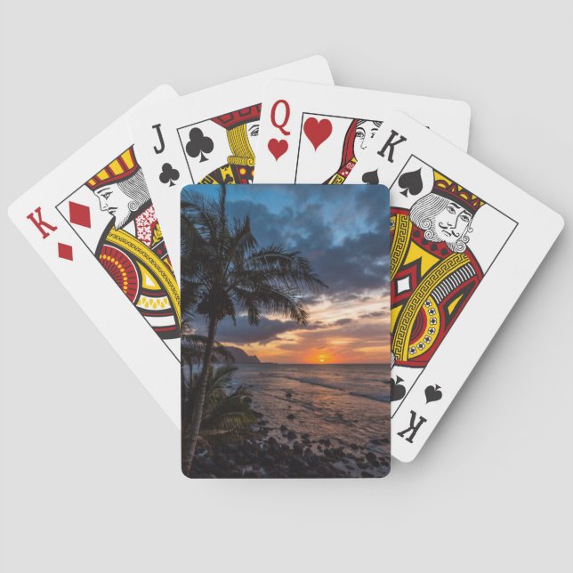 Jeu De Cartes Un beau coucher de soleil (dos)