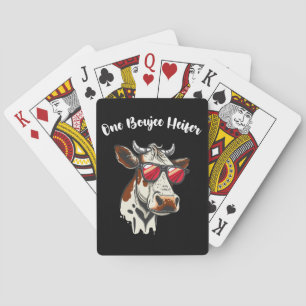 Jeu De Cartes Un Boujee Heifer Funny Cow Vintage Retro