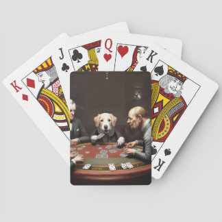 Jeu De Cartes Un chien qui joue au poker