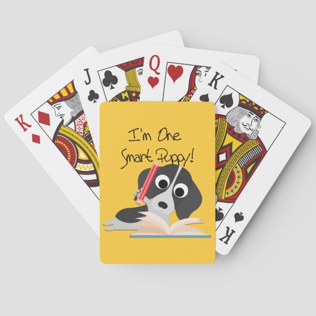 Jeu De Cartes Un Chiot intelligent (dos)