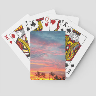 Jeu De Cartes Un coucher de soleil tropical