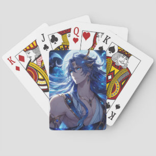 Jeu De Cartes Un dieu océanique jouant aux cartes