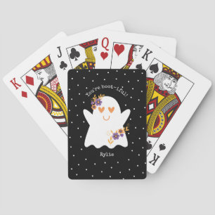 Jeu De Cartes Un joli fantôme d'Halloween
