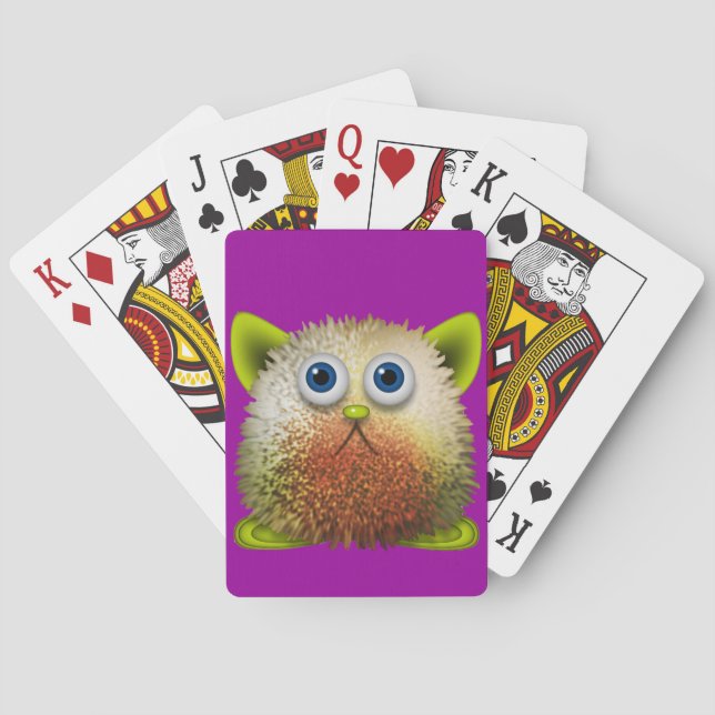 Jeu De Cartes Un joli personnage de personnage de personnage Fuz (dos)