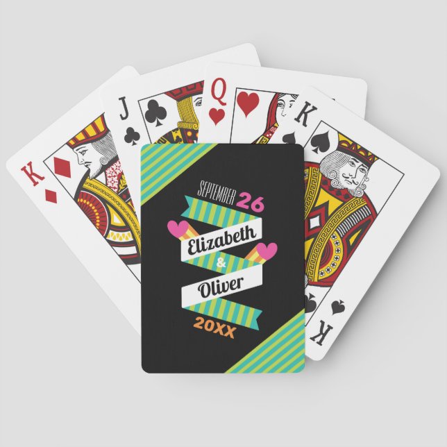 Jeu De Cartes Un Mariage des années 80 (dos)