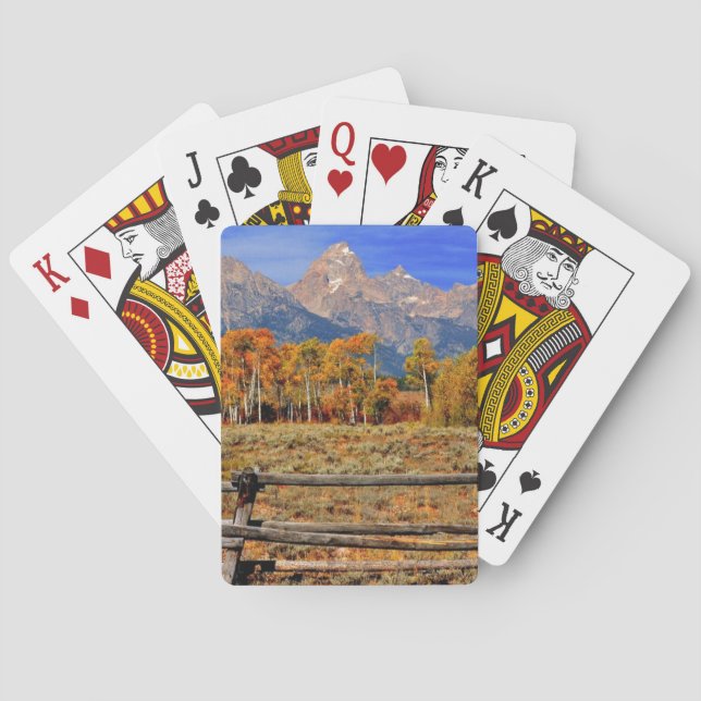 Jeu De Cartes Un moment au Wyoming en automne (dos)