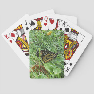 Jeu De Cartes Un Papillon Monarque Classique Jouer Cartes