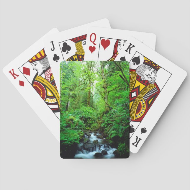 Jeu De Cartes Un ruisseau dans une forêt ancienne (dos)