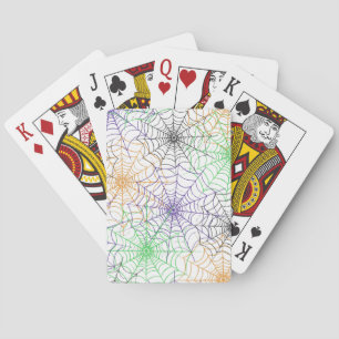 Jeu De Cartes Un simple Motif Web d'Halloween Spider