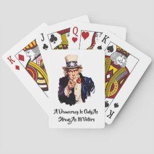 Jeu De Cartes Une Démocratie N'Est Que Aussi Forte Que Ses Élect