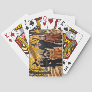 Jeu De Cartes Une famille dans un parc à Halloween