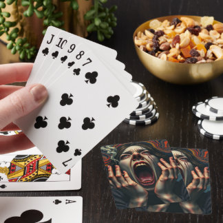 Jeu De Cartes Une Femme Tortueuse Haunting Scream