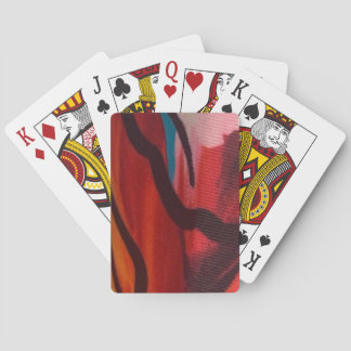 Jeu De Cartes Une impression florale audacieuse et colorée