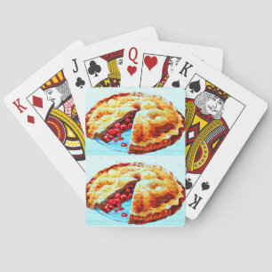 Jeu De Cartes une paire de tartes à cerise jouant aux cartes