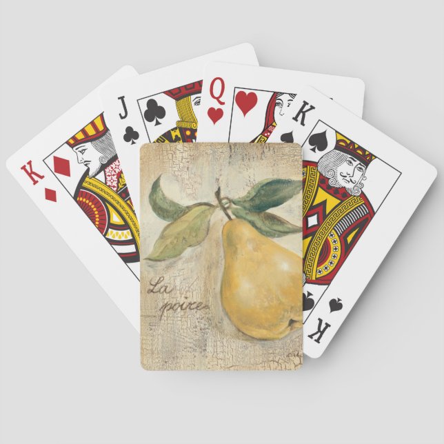 Jeu De Cartes Une poire jaune (dos)