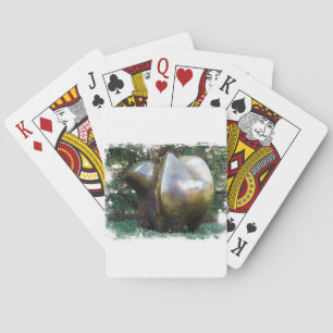 Jeu De Cartes Une sculpture de Kansas City dans le parc