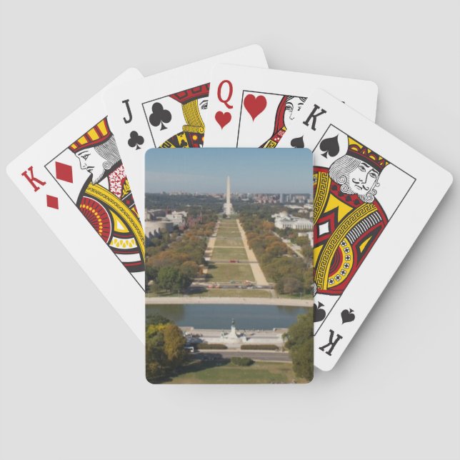 Jeu De Cartes Une vue de paysage de Washington DC (dos)