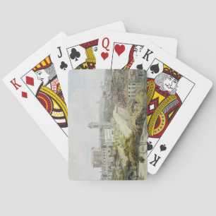 Jeu De Cartes Une vue de Rome prise depuis le Pincio, 1776 (w/c