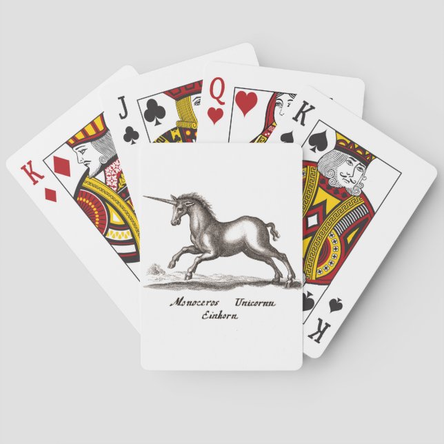 Jeu De Cartes Unicorn Classic Running Magic Woodland Créature (dos)