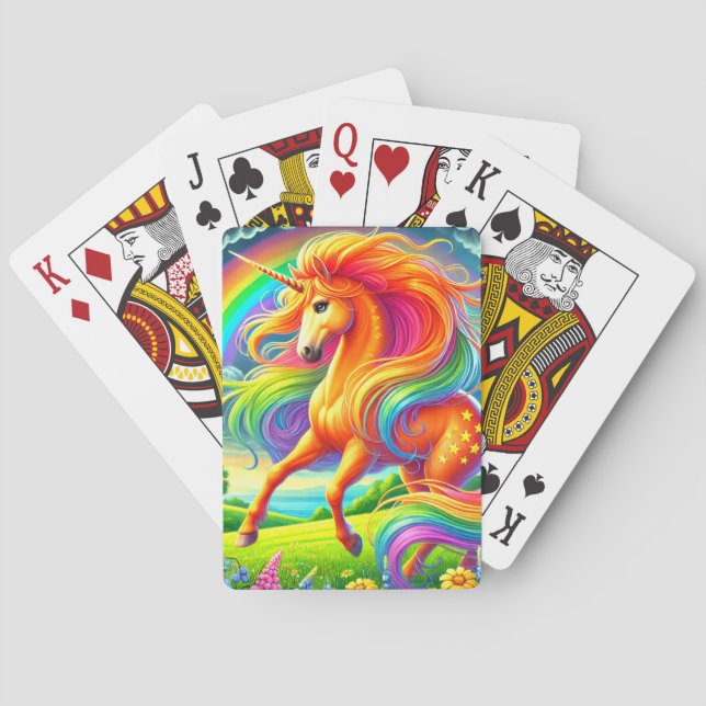 Jeu De Cartes Unicorne (dos)