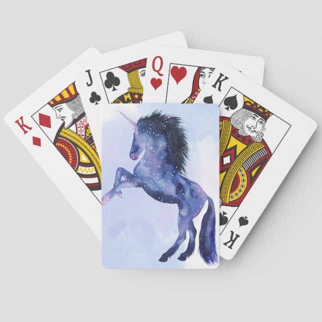 Jeu De Cartes Univers Unicorne - Cosmique (dos)