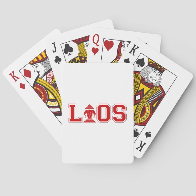 JEU DE CARTES UNIVERSITÉ DE LAOS (dos)