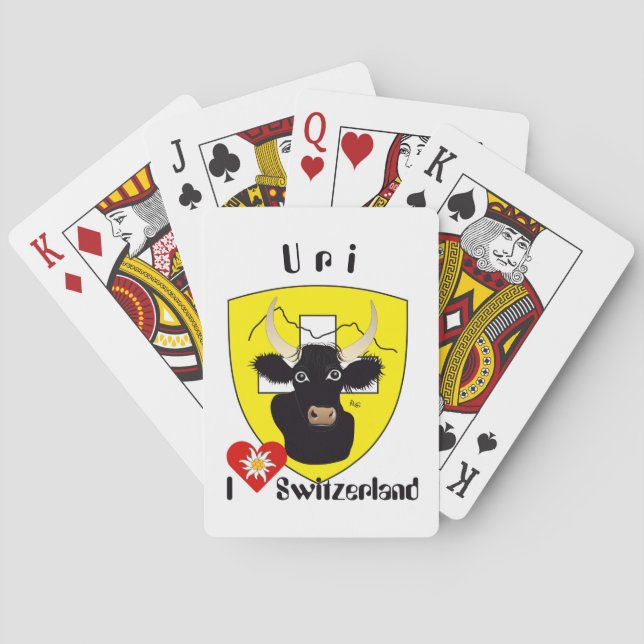 Jeu De Cartes Uri Schweiz Suisse Svizzera Spielkarten (dos)