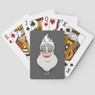 Jeu De Cartes Ursula   Une Cartes De Jeu À Visage Maléfique