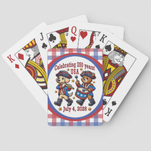 Jeu De Cartes USA 250th Anniversary Souvenir - Patriotique