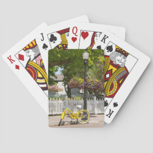 Jeu De Cartes USA, Michigan, Mackinac Island. Yellow Bike