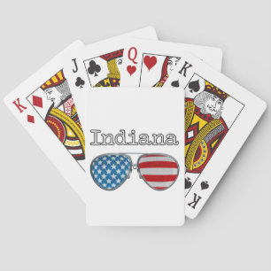 JEU DE CARTES USA VERRES PILOTES INDIANA